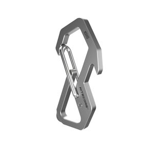 ابزار چندکاره سفری نایت کر مدل nsh10 multiuse titanium snap hook