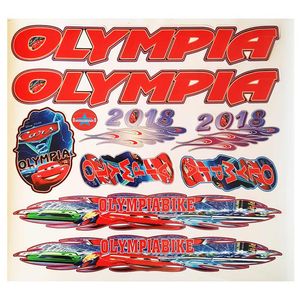 استیکر دوچرخه مدل olympia