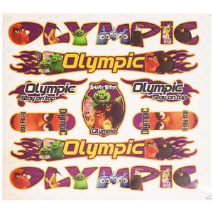 استیکر دوچرخه مدل olympic