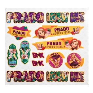 استیکر دوچرخه مدل prado 1