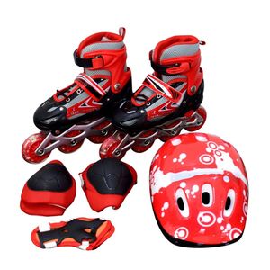 اسکیت کفشی مدل line kids 31 34 به همراه کلاه و لوازم ایمنی اسکیت