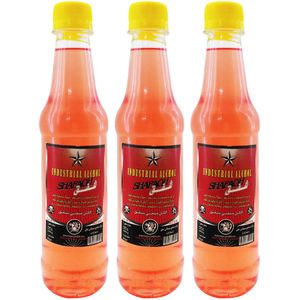 الکل صنعتی 98 شفق حجم 450 میلی لیتر بسته 3 عددی