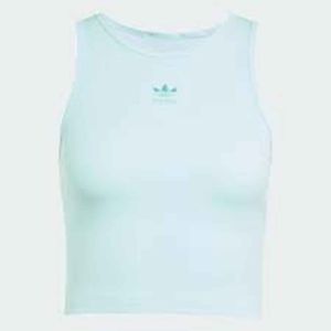 تاپ ورزشی زنانه آدیداس مدل turquoise essentials ribbed tank top کد jc9008