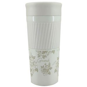تراول ماگ مدل gnmk طرح گل کد 03 گنجایش 0.42 لیتر