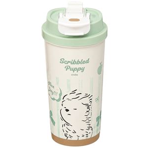 تراول ماگ مدل scribbled puppy گنجایش 0.5 لیتر