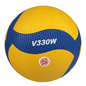 توپ والیبال مدل چرمی لانه زنبوری v330w سایز 5