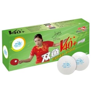 توپ پینگ پنگ دبل فیش مدل +v40 دو ستاره بسته 10 عددی