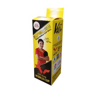 توپ پینگ پنگ دبل فیش مدل  +v40 سه ستاره بسته 3 عددی