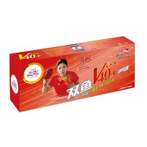 توپ پینگ پنگ مدل 3 ستاره دابل فیش پلاستیکی abs بسته 10 عددی
