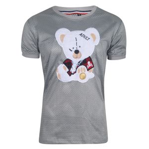 تی شرت آستین کوتاه ورزشی مردانه طرح teddy مدل tum126