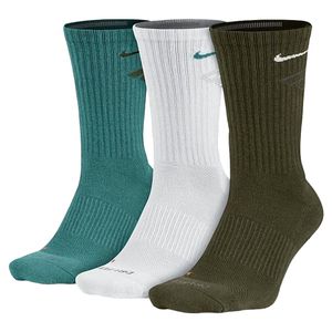 جوراب ورزشی زنانه نایکی مدل dri fit cotton fly crew بسته 3 عددی