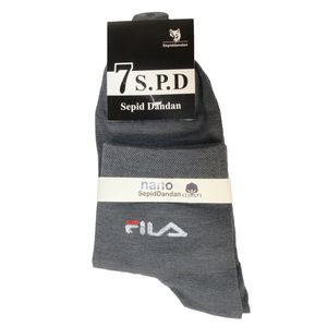 جوراب ورزشی ساق کوتاه مردانه مدل نانو کد fila 02