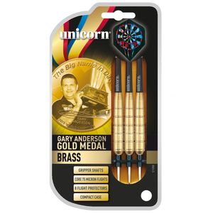 دارت یدک یونیکورن مدل garry anderson gold medal brass 24 gram بسته 3 عددی