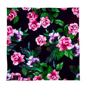 دستمال سر و گردن 27 طرح flower کد j28