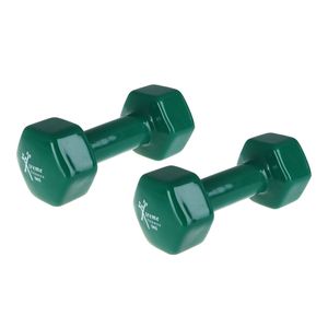 دمبل ایروبیک ایکس تریم مدل fitness روکش‌ دار 5 کیلوگرمی بسته دو عددی