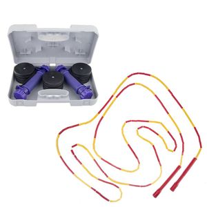 دمبل ایروبیک تن زیب مدل adjustable به همراه طناب ورزشی مدل magic