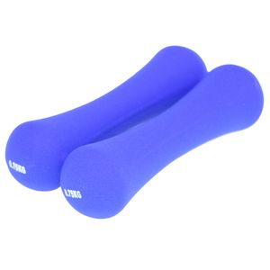 دمبل ایروبیک روکش‌دار مدل 1203bl کروی 0.75 کیلوگرمی بسته 2 عددی