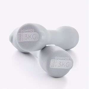 دمبل دامیوس مدل  domyos easy وزن سه کیلوگرم بسته دو عددی
