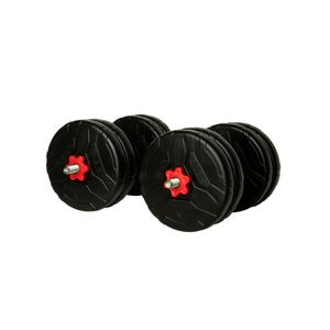 دمبل رادیس فیت مدل gray handle 10 2.5 وزن 10 کیلوگرم بسته دو عددی