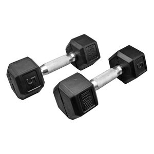 دمبل مدل gs 6sided وزن 5 کیلوگرم مجموعه دو عددی