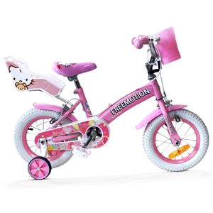 دوچرخه شهری فری موشن مدل hello kitty سایز 12   سایز فریم 12