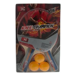 راکت پینگ پنگ جی اس ار سی مدل race champion بسته 2 عددی