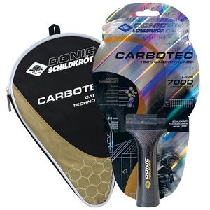 راکت پینگ پنگ دونیک مدل carbotec 7000 به همراه کاور