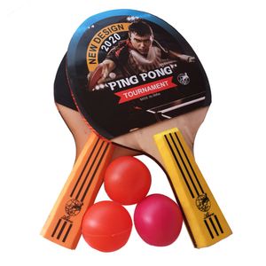 راکت پینگ پنگ مدل tournament بسته 2 عددی به همراه 3عدد توپ