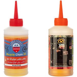 روغن زنجیر دوچرخه اندرسون مدل db41 حجم 80 میلی لیتر بسته 2 عددی