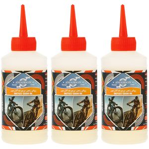 روغن زنجیر دوچرخه اندرسون مدل z900 حجم 80 میلی لیتر بسته 3 عددی