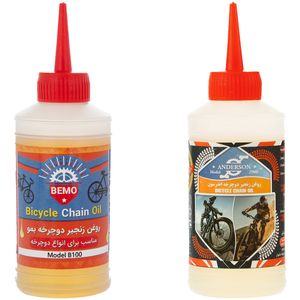 روغن زنجیر دوچرخه اندرسون مدل zb91 حجم 80 میلی لیتر بسته 2 عددی