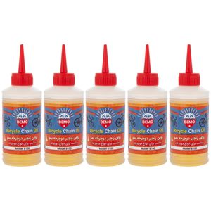 روغن زنجیر دوچرخه بمو مدل b100 حجم 80 میلی لیتر بسته 5 عددی