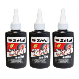 روغن زنجیر دوچرخه زفال مدل pro lube حجم 125 میلی لیتر بسته سه عددی