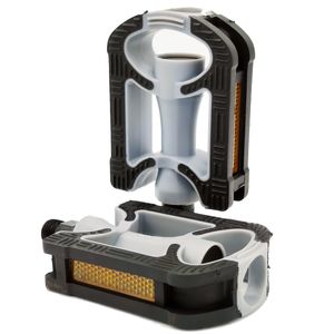رکاب دوچرخه کارین مدل ژله ای ساچمه دار کد 754 بسته 2 عددی