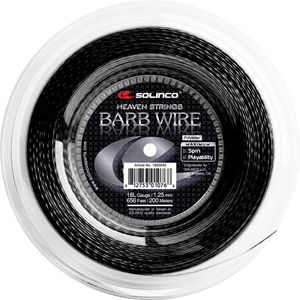 زه راکت سولینکو مدل barb wire  spin   playability