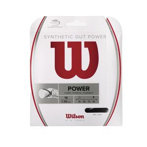 زه راکت ویلسون مدل synthetic gut power   bck   1.30