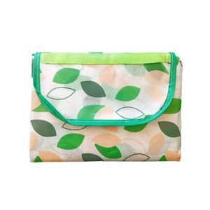 زیر انداز سفری 2 نفره مدل leaf pattern ضد آب سایز 100*150 سانتی متر