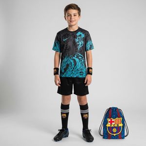 ست 6 تکه لباس ورزشی پسرانه مدل دراگون بارسلونا یامال کد 2026f