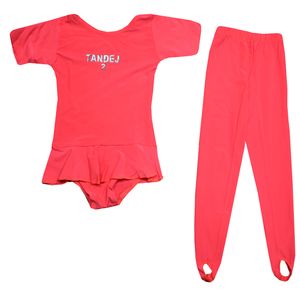 ست بادی و لگینگ ورزشی دخترانه مدل ژیمناستیک کد c 2318
