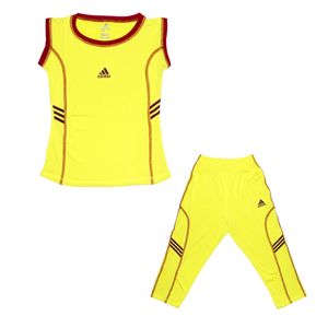 ست تاپ و شلوارک ورزشی دخترانه مدل callum کد 001