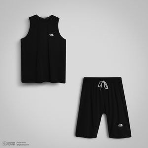 ست تاپ و شلوارک ورزشی مردانه مدل  tnf_066