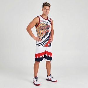 ست تاپ و شلوارک ورزشی مردانه مدل بسکتبالی_lakers0054