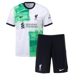 ست تی شرت آستین کوتاه و شلوارک ورزشی مردانه مدل لیورپول کد away 2024