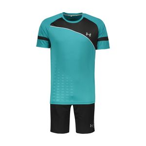 ست تی شرت و شلوارک ورزشی مردانه مدل heat gear کد 55300