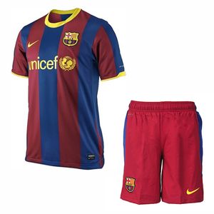 ست تی شرت و شلوارک ورزشی مردانه مدل بارسلونا home 2011