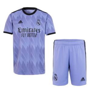 ست تی شرت و شلوارک ورزشی مردانه مدل رئال مادرید کد away 2023