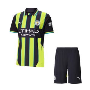 ست تی شرت و شلوارک ورزشی مردانه مدل منچستر سیتی away 2025