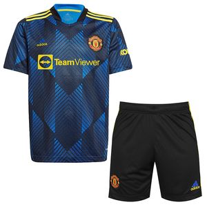 ست تی شرت و شلوارک ورزشی مردانه مدل منچستر یونایتد away 2022