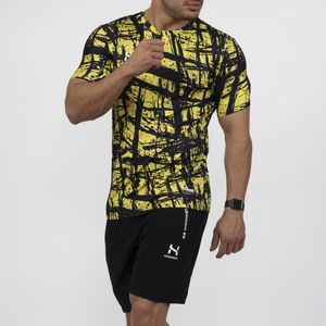 ست تی شرت و شلوارک ورزشی مردانه هومد مدل camo کد cag 01