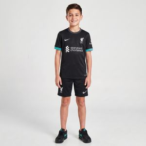ست تی شرت و شلوارک ورزشی پسرانه مدل لیورپول away 2025